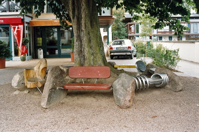 'Rundbank', Residenz Laguna Kühlungsborn